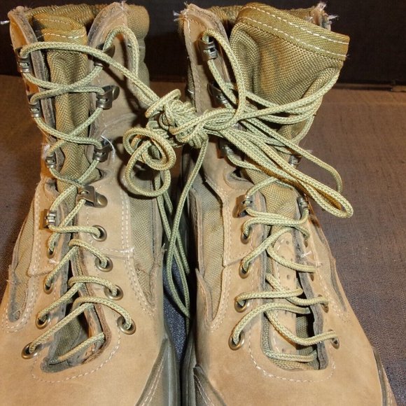 BELLEVILL HKR/990 MOUNTAIN COMBAT HIKER BOOTS MCB MILITARY TAN sz5.5 WIDE EC 242 main image 8